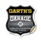 Signmission Garth's Garage I Can Fix Everything But Stupid, 18 Inch X 18 Inch, Vinyl Decal SHI-D-18-490-GARTH - alternate 1