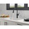 Delta Renaldi Single Handle Pull-Down Kitchen Faucet Matte Black 9184-BL-DST - alternate 4
