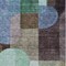 Homeroots 8' X 10' Brown Blue And Green Abstract Washable Indoor Outdoor Area Rug 604473 - alternate 4