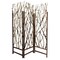 Homeroots 70" Brown Wood Branches Folding Three Panel Screen Room Divider 274875 - alternate 5