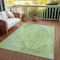 Homeroots 8' X 10' Artichoke Green And Mint Green Abstract Washable Indoor Outdoor Area Rug 615683 - alternate 6