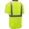 Gss Safety HI-Vis Short Sleeve Polo Shirt, 100% Polyester Birdseye, Lime, XL 5003-XL - alternate 2