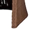 Bali & Pari Memphis Bohemian Peanut Brown Braided Rattan Arm Chair 255-14075-ZORO - alternate 4