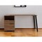 Homeroots 56" Brown and Black Computer Desk 403818 - alternate 4