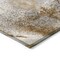 Homeroots 8' Round Brown Round Abstract Washable Non Skid Indoor Outdoor Area Rug 559573 - alternate 4