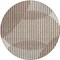 Homeroots 8' Brown And Beige Round Geometric Washable Indoor Outdoor Area Rug 597609 - alternate 5