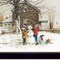 Homeroots The Joy of Snow 3 Black Framed Print Wall Art 407376 - alternate 3
