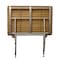 Homeroots 18" X 40" Brown Teak Rectangular Shower Bench 549365 - alternate 1