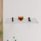 Fab Glass And Mirror Acrylic Shelf 6 x 11.5inces Black Bracket 3/4in Thickness Acrylic Pack of 2 AS19SC-6x11BL2P - alternate 5