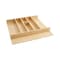 Rev-A-Shelf Drawer Insert, Maple Wood, Natural Maple, 24 in W, 2.88 in H, 22 in D 4WUT-3 - alternate 1