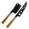 Gibson Elite 3 Piece Acacia Wood Charcuterie Serving Board and Cheese Knife Set in Brown 137744.03 - alternate 3