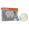 Sylvania LED G25 Globe Light Bulb with 5CCT Selectable Color Temperature - 60W Equivalent, Clear, Medium Base 42592 - alternate 3