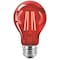 Signify Red A19 Medium 4W Indoor/Outdoor LED Decorative Party Light Bulb 568832 - alternate 1