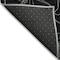 Homeroots 3' X 5' Black And Ivory Geometric Washable Indoor Outdoor Area Rug 614059 - alternate 5