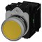 Siemens Illuminated pushbutton, 22 mm, round, metal, shiny, yellow 3SU1152-0AB30-3BA0-ZY15 - alternate 3