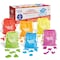 Hand2Mind Rainbow Lowercase Magnetic Letters, 6 Sets of 42 Letters 96160 - alternate 1