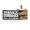 Signmission The Best Burgers In Town, 48 Inch x 120 Inch, Vinyl Banner B-120-30887 - alternate 3