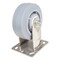 Vestil Thermoplastic Rubber Rigid Caster 5 In. Diameter x 2 In. Width 500 Lb. Capacity Gray CST-E-SS-5X2TPR-R - alternate 3