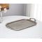 Homeroots 19" Silver Cast Iron Handmade Vanity Tray With Handles 625655 - alternate 1