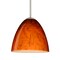 Besa Lighting Vila Cord Pendant, Habanero, Satin Nickel Finish, 1x60W Incandescent 1JT-4470HB-SN - alternate 1