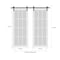 Sartodoors Sturdy Double Barn Door with Clear Glass 12 lites, Felicia 3355 Matte White, 13FT Rail Hangers Hea FELICIA3355DB-S-WS-3696 - alternate 3