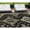 Homeroots 8' X 10' Black Ivory And Taupe Medallion Washable Indoor Outdoor Area Rug 588993 - alternate 1