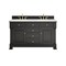 James Martin Vanities Brookfield 60 in. Double Vanity, Black Onyx w/ 3 CM Ethereal Noctis Silestone Top 547-V60D-BKO-3ENC - alternate 1