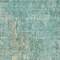 Homeroots 5' X 8' Teal Blue Abstract Washable Indoor Outdoor Area Rug 607891 - alternate 5