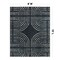 World Rug Gallery Bohemian Lines Washable Non Slips Area Rug 8 ft x 10 ft Black WR72BLACK8X10 - alternate 5