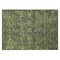 Homeroots 2' X 3' Moss Green and Gray Oriental Washable Non Skid Indoor Outdoor Area Rug 563808 - alternate 6