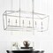 Jonathan Y Pagoda 49" 6-Light Classic Traditional Metal Linear Cage Lantern LED Pendant, Chrome JYL7439C - alternate 7