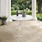 Crosley Griffith 39" Round Retro Outdoor Dining Table CO1012A-WH - alternate 3