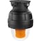 Federal Signal Strobe Light, Amber, Strobe Tube, 24V DC, 80 FPM, 8 13/16 in Dia., Surface 27XST-024A-4-MOD - alternate 1