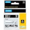 Dymo Label Tape Cartridge, White on Black, Labels/Roll: Continuous 1805436 - alternate 1
