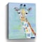 Homeroots 40" x 30" Pastel Patchwork Giraffe Canvas Wall Art 398910 - alternate 2