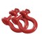 Overland Vcl D-Ring, With 3/4 Inch Pin; 4.75 Ton Weight Rating; Powder Coated Gloss; Red; Steel; Set Of 19010204 - alternate 2