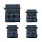 Mytee Products 4Pk E-Track Hanging Tool Organizer for Enclosed Trailer Multi Pocket Tool Holder, 4PK ETK-HTOx4 - alternate 1