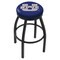 Holland Bar Stool Co 36" Blk Wrinkle Utah State Swivel Bar Stool, Accent Ring L8B2B36UtahSt - alternate 1