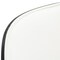 Leisuremod Tule Dining Side Chair with Leather Seat and White Powder-Coated Steel Frame, Black/White, 4PK TWCBL18W4 - alternate 6