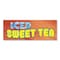 Signmission Iced Sweet Tea, 24 Inch, Decal D-24-30397 - alternate 1