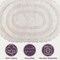 Lavish Home Reversible Bathroom Rug Set, Ivory, 2-Pieces, 32 inx20 in/24 inx17 in ST-BATH6-OI - alternate 4