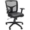 We'Re It Y Series Black Mesh Back with Vinyl Seat, Multi-Adjustable Office Chair for Home or Office in Black MI1122-ECB - alternate 1