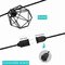 Jonathan Y 10-Light Indoor/Outdoor 10 ft. Contemporary Transitional LED G40 Diamond Cage String Lights, Black JYL8705A - alternate 6