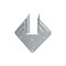 Simpson Strong-Tie Co Hurricane Tie 4" H X 4" W 18 Ga. Galvanized Steel, 100PK H1A - alternate 1
