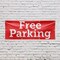 Signmission Free parking, 36 Inch x 96 Inch, Vinyl Banner B-96-30643 - alternate 3