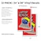 Signmission Laptop Repair, Vinyl Decals Only 24 Inch x 36 Inch, Vinyl Decal, 2PK DSB-2436-2PACK-Laptop Repair - alternate 2