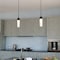 Vaxcel Thalia Matte Black Contemporary Mini Pendant Ceiling Light White Pill Glass P0421 - alternate 7