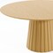 Homeroots 60" Brown Solid Wood Pedestal Base Round Top Dining Table 721016 - alternate 2