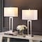 Jonathan Y Sabrina 28.5" Vintage Industrial Iron LED Table Lamp with Pull-Chain and USB Charging Port, Nic, 2PK JYL1126B-SET2 - alternate 5