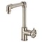 Kingston Brass One-Handle Single-Hole Bathroom Faucet with Push Pop-Up Drain, Brushed Nickel KS144RXBN - alternate 1